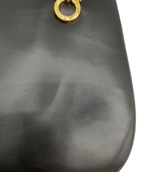 Salvatore Ferragamo（サルヴァトーレ フェラガモ）Salvatore Ferragamo (サルヴァトーレ フェラガモ) ガンチーニハンドバッグ ブラックの古着・服飾アイテム
