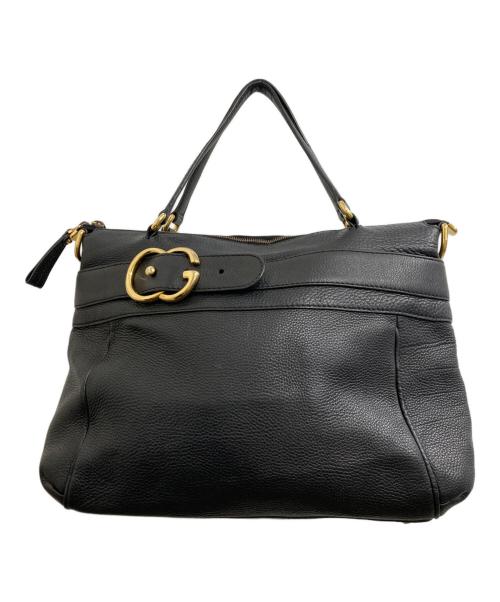 GUCCI（グッチ）GUCCI (グッチ) GG ライド トートバッグ ブラックの古着・服飾アイテム