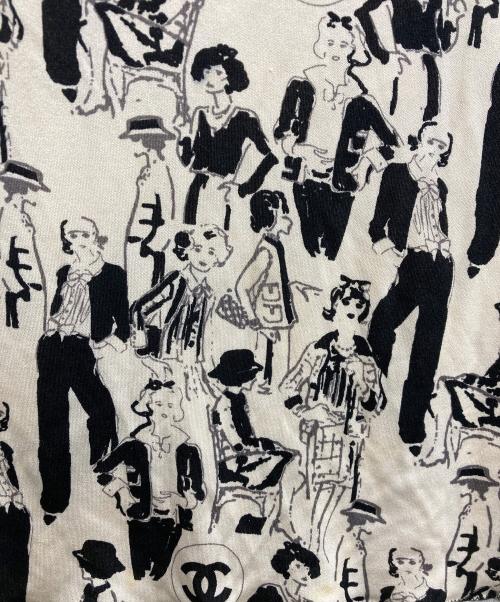 CHANEL（シャネル）CHANEL (シャネル) シルクスカート ホワイト サイズ:36の古着・服飾アイテム
