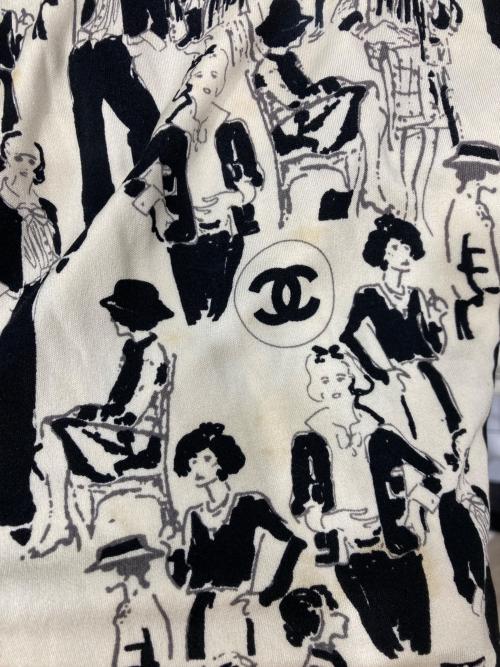 CHANEL（シャネル）CHANEL (シャネル) シルクスカート ホワイト サイズ:36の古着・服飾アイテム