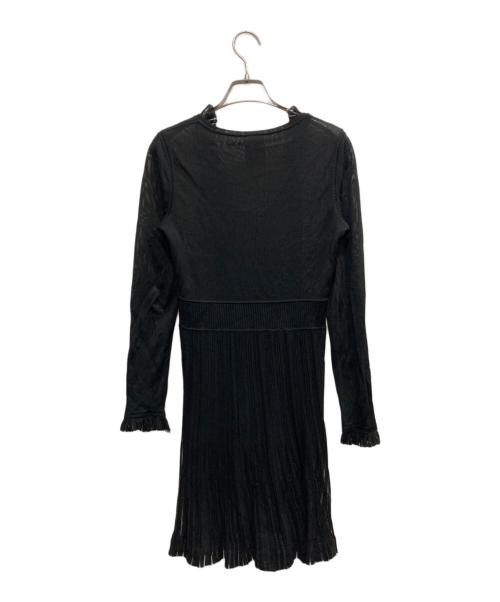 CHANEL（シャネル）CHANEL (シャネル) シースルーワンピース ブラック サイズ:38の古着・服飾アイテム