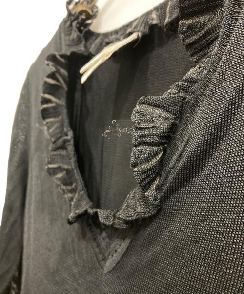 CHANEL（シャネル）CHANEL (シャネル) シースルーワンピース ブラック サイズ:38の古着・服飾アイテム