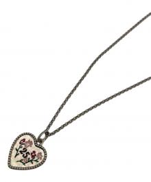 GUCCI（グッチ）の古着「BOSCO&ORSO ハート シルバー ネックレス」