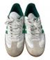 中古・古着 adidas (アディダス) SAMBA OG スニーカー ホワイト×グリーン サイズ:27：4000円