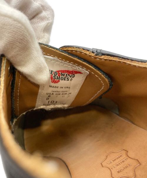 RED WING（レッドウィング）RED WING (レッドウィング) 101 Postman Oxford/101 ポストマン オックスフォード ブラック サイズ:26cm/USA8/UK7/EUR41の古着・服飾アイテム