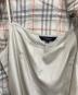 中古・古着 BURBERRY LONDON (バーバリーロンドン) ベルテッド チェックシャツワンピース アイボリー サイズ:38：8000円