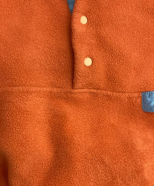 Patagonia（パタゴニア）Patagonia (パタゴニア) シンチラスナップTプルオーバー オレンジ サイズ:Ｌの古着・服飾アイテム