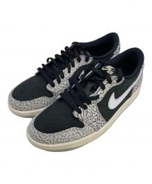NIKE（ナイキ）の古着「Air Jordan 1 Retro Low OG "Black Cement"」｜グレー×ブラック