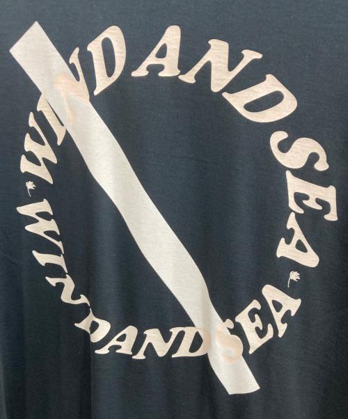 SATURDAYS SURF NYC（サタデーズサーフニューヨーク）SATURDAYS SURF NYC (サタデーズサーフニューヨーク) WIND AND SEA (ウィンダンシー) コラボ slash Tee ブラック サイズ:Lの古着・服飾アイテム