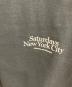 中古・古着 SATURDAYS SURF NYC (サタデーズサーフニューヨーク) WIND AND SEA (ウィンダンシー) コラボ slash Tee ブラック サイズ:L：5000円