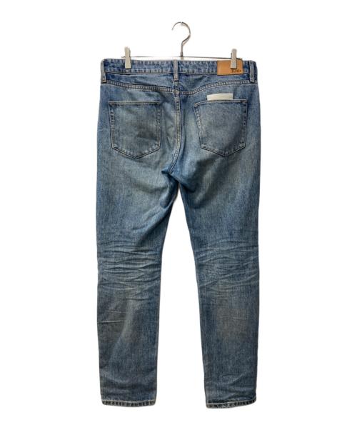 KITH（キス）KITH (キス) ウォッシュ加工 ストレート デニムパンツ インディゴ サイズ:W33の古着・服飾アイテム