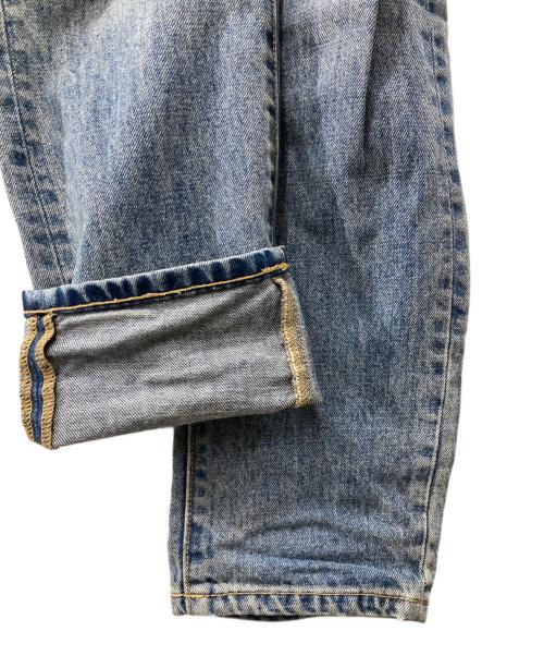 KITH（キス）KITH (キス) ウォッシュ加工 ストレート デニムパンツ インディゴ サイズ:W33の古着・服飾アイテム