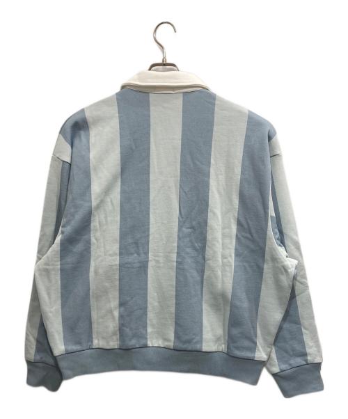 KITH（キス）KITH (キス) NELSON COLLARED PULLOVER/ポロスウェット ブルー サイズ:L 未使用品の古着・服飾アイテム