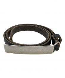 OUR LEGACY（アワーレガシー）の古着「STRAP BELT」｜ブラック