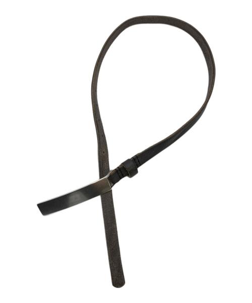 OUR LEGACY（アワーレガシー）OUR LEGACY (アワーレガシー) STRAP BELT ブラック サイズ:70の古着・服飾アイテム