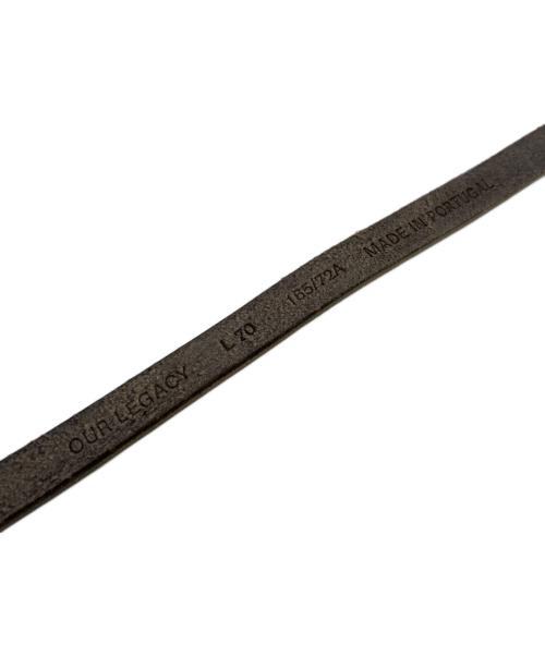 OUR LEGACY（アワーレガシー）OUR LEGACY (アワーレガシー) STRAP BELT ブラック サイズ:70の古着・服飾アイテム