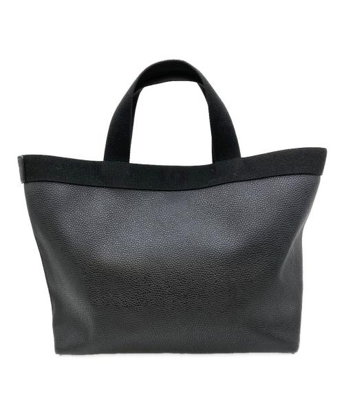 Herve Chapelier（エルベシャプリエ）Herve Chapelier (エルベシャプリエ) コーテッドキャンバススクエアトート ブラック/ノワール×ノワールの古着・服飾アイテム