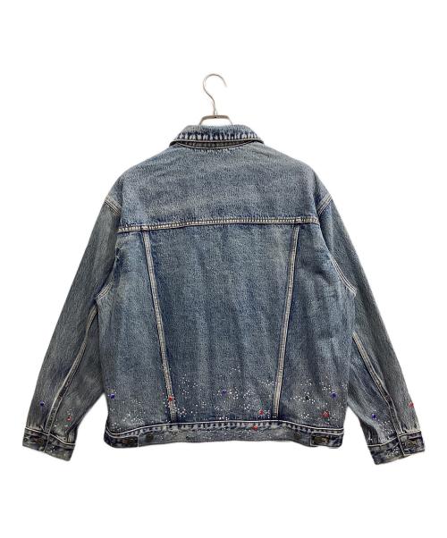 SUPPLIER（サプライヤー）SUPPLIER (サプライヤー) Rhinestone Denim Jacket インディゴ サイズ:Mの古着・服飾アイテム