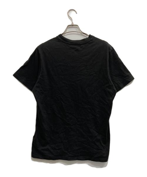MONCLER（モンクレール）MONCLER (モンクレール) PRINT LOGO COTTON S/S T-SHIRT/プリント　ロゴ　コットン　ショートスリーブ　Tシャツ ブラック サイズ:Ｍの古着・服飾アイテム