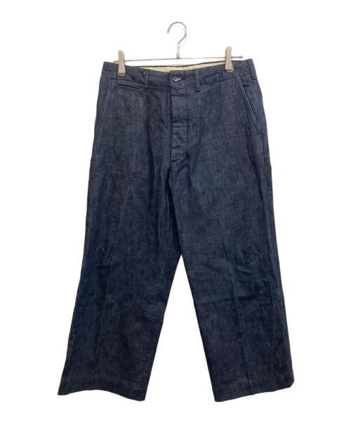 ATLAST & CO（アットラスト）ATLAST & CO (アットラスト) ワーク デニムチノパンツ インディゴ サイズ:W32の古着・服飾アイテム