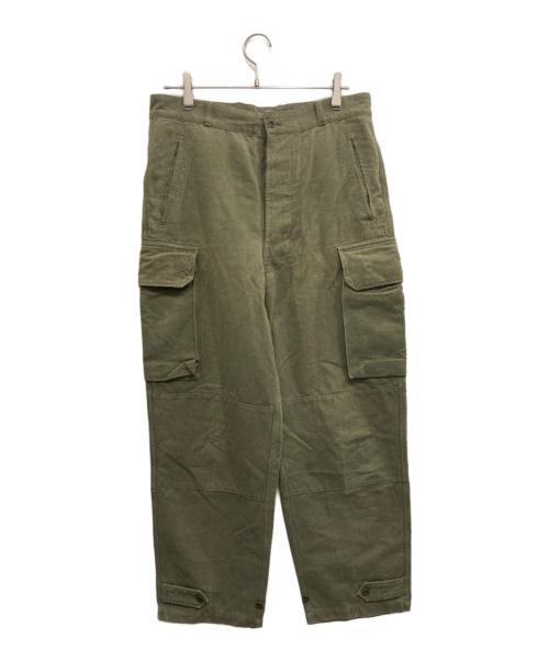 KAPTAIN SUNSHINE（キャプテンサンシャイン）KAPTAIN SUNSHINE (キャプテンサンシャイン) Fatigue Pants/M-47後期モデル コットンシルクリネン ファティーグパンツ オリーブ サイズ:32の古着・服飾アイテム
