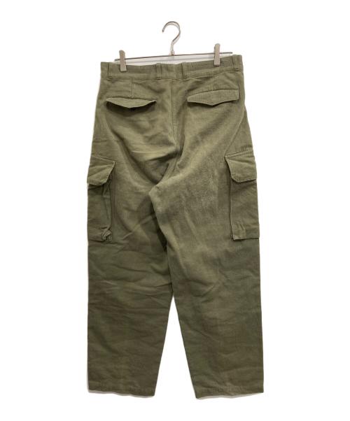 KAPTAIN SUNSHINE（キャプテンサンシャイン）KAPTAIN SUNSHINE (キャプテンサンシャイン) Fatigue Pants/M-47後期モデル コットンシルクリネン ファティーグパンツ オリーブ サイズ:32の古着・服飾アイテム
