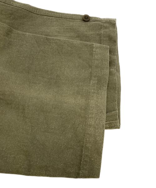 KAPTAIN SUNSHINE（キャプテンサンシャイン）KAPTAIN SUNSHINE (キャプテンサンシャイン) Fatigue Pants/M-47後期モデル コットンシルクリネン ファティーグパンツ オリーブ サイズ:32の古着・服飾アイテム