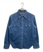 TENDERLOINテンダーロイン）の古着「WESTERN DENIM SHIRTS/ウエスタン デニムシャツ」｜インディゴ