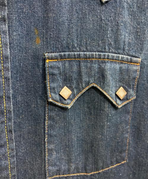 TENDERLOIN（テンダーロイン）TENDERLOIN (テンダーロイン) WESTERN DENIM SHIRTS/ウエスタン デニムシャツ インディゴ サイズ:Ｓの古着・服飾アイテム