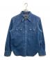 TENDERLOIN（テンダーロイン）の古着「WESTERN DENIM SHIRTS/ウエスタン デニムシャツ」｜インディゴ