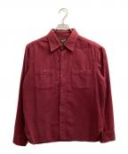 TENDERLOINテンダーロイン）の古着「T-WORK SHIRT/ワークシャツ」｜ボルドー