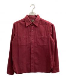 TENDERLOIN（テンダーロイン）の古着「T-WORK SHIRT/ワークシャツ」｜ボルドー