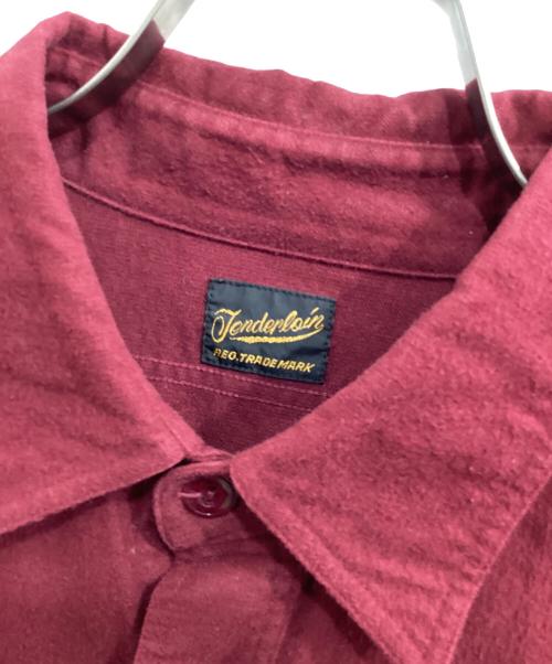 TENDERLOIN（テンダーロイン）TENDERLOIN (テンダーロイン) T-WORK SHIRT/ワークシャツ ボルドー サイズ:SMALLの古着・服飾アイテム