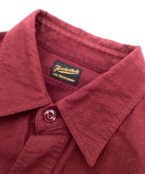 TENDERLOIN（テンダーロイン）TENDERLOIN (テンダーロイン) T-WORK SHIRT/ワークシャツ ボルドー サイズ:SMALLの古着・服飾アイテム