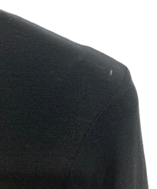 yohji yamamoto+noir（ヨウジヤマモトプリュスノアール）yohji yamamoto+noir (ヨウジヤマモトプリュスノアール) アシンメトリーカットソー ブラック サイズ:2の古着・服飾アイテム