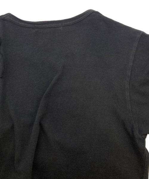COMME des GARCONS（コムデギャルソン）COMME des GARCONS (コムデギャルソン) アシンメトリー フリル メッシュ Tシャツ ブラック サイズ:SSの古着・服飾アイテム