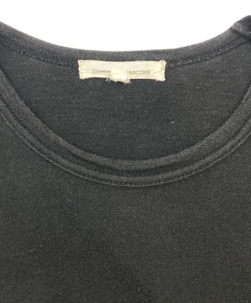 COMME des GARCONS（コムデギャルソン）COMME des GARCONS (コムデギャルソン) アシンメトリー フリル メッシュ Tシャツ ブラック サイズ:SSの古着・服飾アイテム