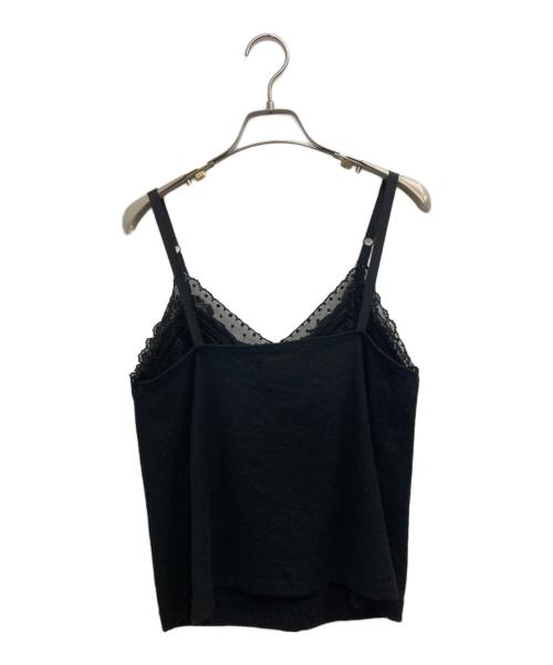 tricot COMME des GARCONS（トリココムデギャルソン）tricot COMME des GARCONS (トリココムデギャルソン) キャミソールブラウス ブラック サイズ:Sの古着・服飾アイテム