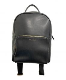 COLE HAAN（コールハーン）の古着「デランシー サフィアーノ バックパック」｜ブラック