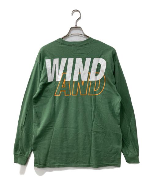 WIND AND SEA（ウィンダンシー）WIND AND SEA (ウィンダンシー) MADNESS (マッドネス) ロングスリーブTシャツ グリーン サイズ:Lの古着・服飾アイテム