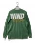 WIND AND SEA (ウィンダンシー) MADNESS (マッドネス) ロングスリーブTシャツ グリーン サイズ:L：6000円