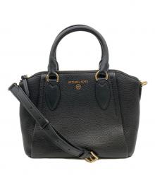 MICHAEL KORS（マイケルコース）の古着「2WAYバッグ/SIENNA（シエンナ）サッチェル ミディアム」｜ブラック