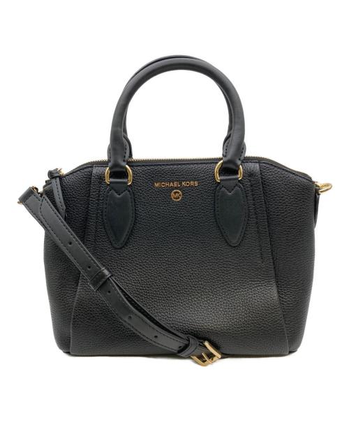 MICHAEL KORS（マイケルコース）MICHAEL KORS (マイケルコース) 2WAYバッグ/SIENNA（シエンナ）サッチェル ミディアム ブラックの古着・服飾アイテム