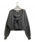 HER LIP TO（ハーリップトゥ）の古着「Lydie Ribbon-Tie Knit Ensemble/リボンタイ ニット アンサンブル」｜グレー