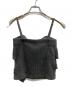 中古・古着 HER LIP TO (ハーリップトゥ) Lydie Ribbon-Tie Knit Ensemble/リボンタイ ニット アンサンブル グレー サイズ:M：10000円