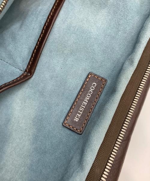 cocomeister（ココマイスター）cocomeister (ココマイスター) レザーボストンバッグ ブラウンの古着・服飾アイテム
