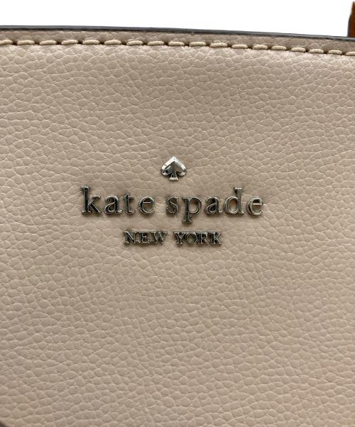 Kate Spade（ケイトスペード）Kate Spade (ケイトスペード) 2WAYショルダーバッグ ベージュ×ピンクの古着・服飾アイテム
