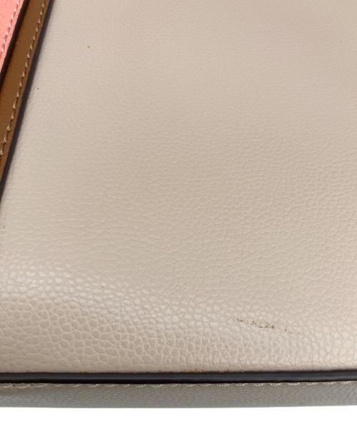 Kate Spade（ケイトスペード）Kate Spade (ケイトスペード) 2WAYショルダーバッグ ベージュ×ピンクの古着・服飾アイテム