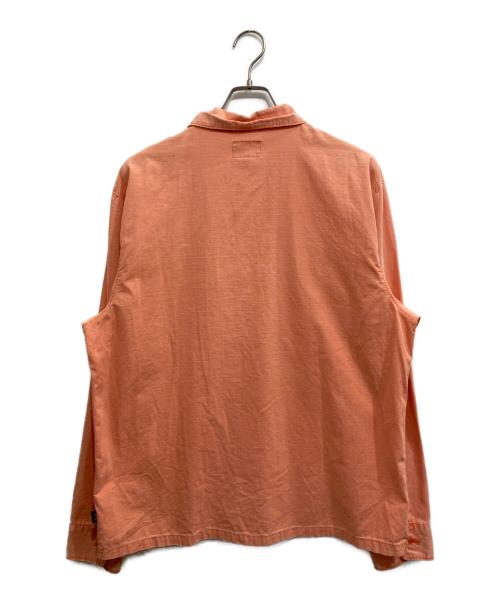 stussy（ステューシー）stussy (ステューシー) ミリタリーシャツ ピンク サイズ:Lの古着・服飾アイテム
