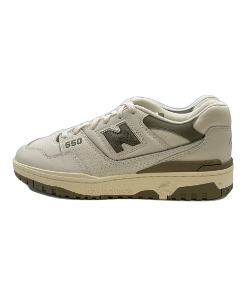 NEW BALANCE（ニューバランス）NEW BALANCE (ニューバランス) Aime Leon Dore (エメ レオン ドレ) BB550AD1 グリーン×ホワイト サイズ:27.5cm/US9.5/UK9/EU43の古着・服飾アイテム
